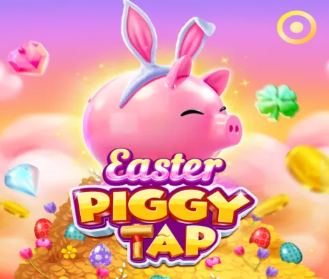 Easter Piggy Tap – Jogo instantâneo de estourar porquinhos com prémios surpresa no Spinoloco